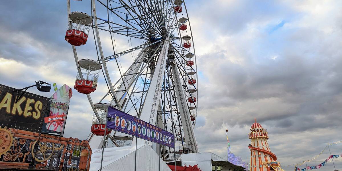 ferris wheel at carfest 2024